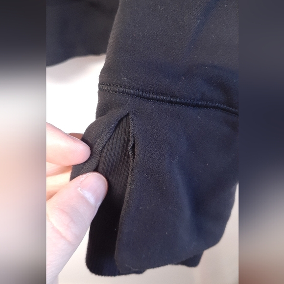 Black Lululemon cowl-neck sweater  - size 4 - Picture 6 of 6